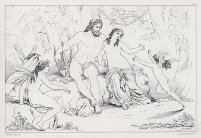 Shelleys Prometheus Unbound, akt III, scen 4 av Joseph Noel after Paton