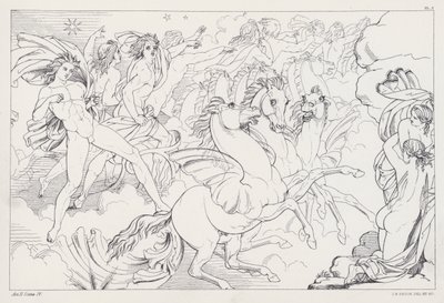 Shelleys Prometheus Unbound, Akt II, Scen 4 av Joseph Noel after Paton