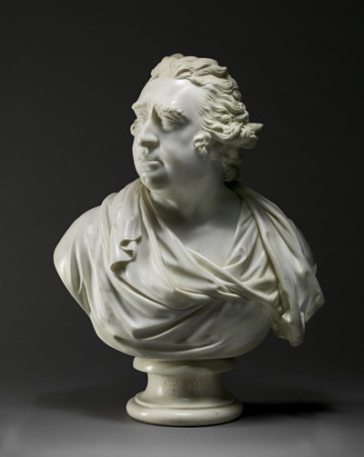 Charles James Fox (1749-1806) 1792 (marmor) av Joseph Nollekens