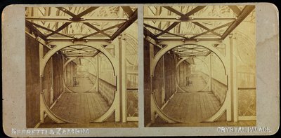 Teleskopgalleri, Crystal Palace; Stereoskopiskt fotografi av Joseph Paxton