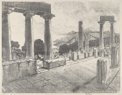 Aigina, Schwarzwald av Joseph Pennell