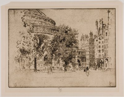 Albert Hall, London av Joseph Pennell