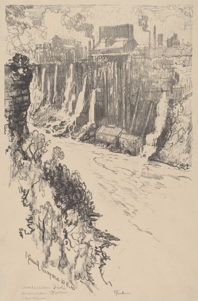 Amerikanskt Tivoli av Joseph Pennell