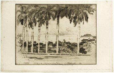 Bishops Walk, Ancon Hill, Panama av Joseph Pennell
