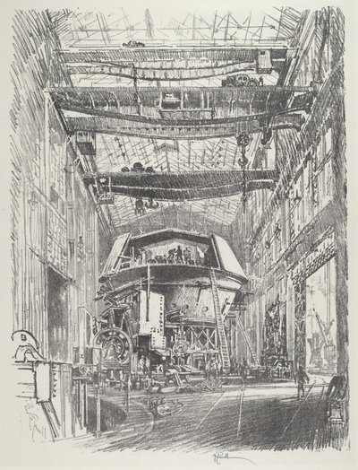 Bygger det stora tornet av Joseph Pennell