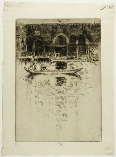 Bysantinska palatset, Venedig av Joseph Pennell