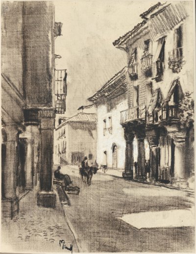Calle borgmästare Alcala av Joseph Pennell