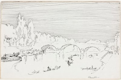 Charenton-le-Pont, ca. 1893. av Joseph Pennell