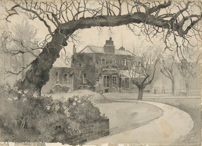 Chelsea prästgård av Joseph Pennell