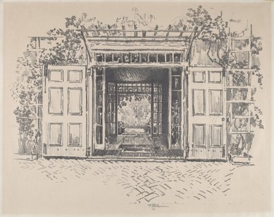 Dörröppning, Wyck av Joseph Pennell