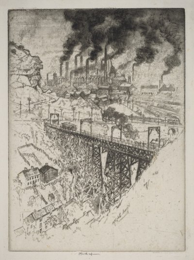 Edgar Thomson-verken, Bessemer av Joseph Pennell