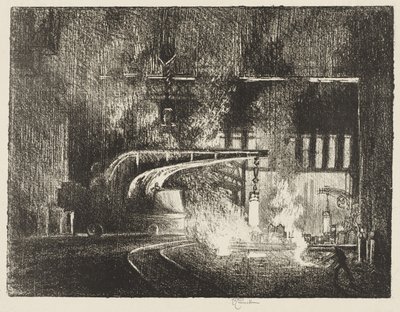 Engelska krigsarbetet: The Perambulator av Joseph Pennell