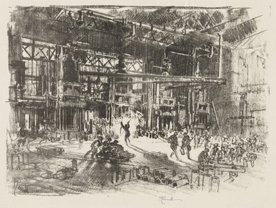 Engelska krigsarbetet: The Presses av Joseph Pennell