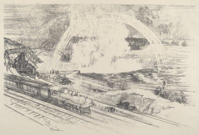 Falls Station, Niagara, 1910. av Joseph Pennell