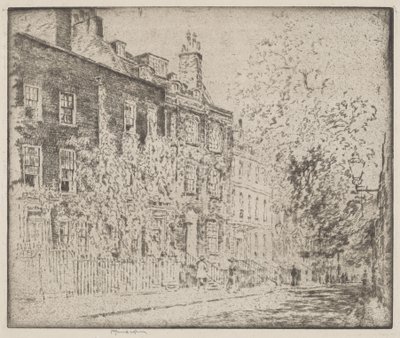 Great College Street, Westminster av Joseph Pennell