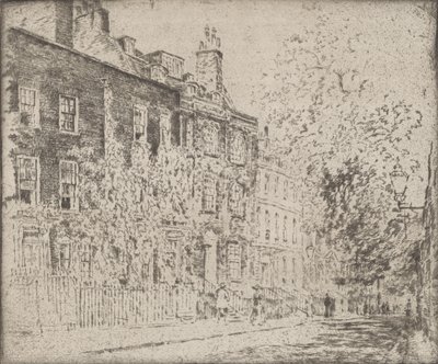 Great College Street, Westminster, 1904. av Joseph Pennell
