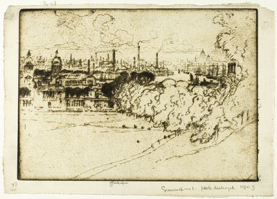 Greenwich Park, nr 1 av Joseph Pennell