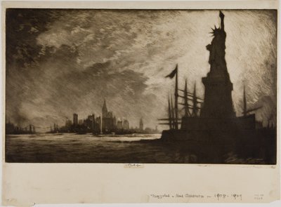 Hail America av Joseph Pennell