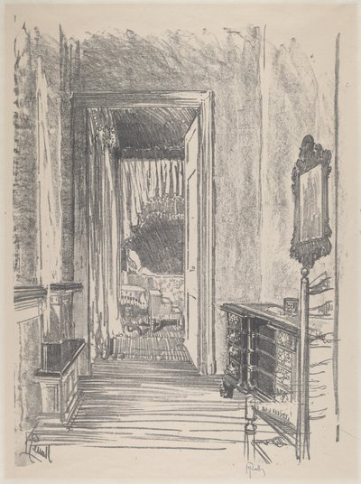 Hall till sovrummet, Stenton av Joseph Pennell