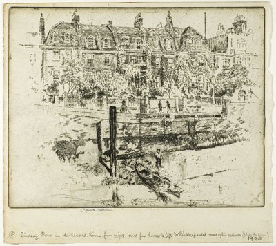 Lindsay Row, Chelsea av Joseph Pennell