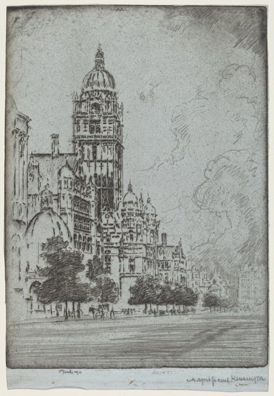 Fantastiska Kensington av Joseph Pennell