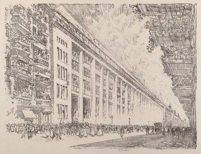 Mitt på dagen, General Electric Works, Berlin av Joseph Pennell