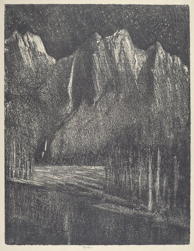 Natt i Yosemite av Joseph Pennell