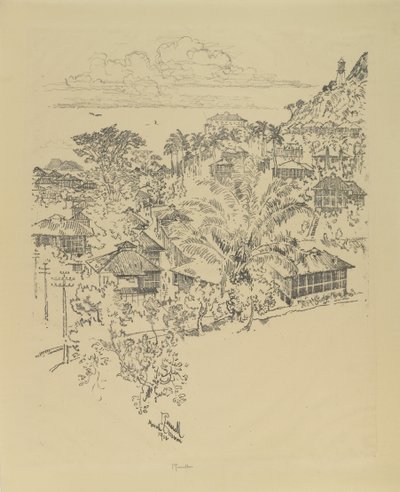 Officiell Ancon. Administrationsbyggnader, 1912 av Joseph Pennell