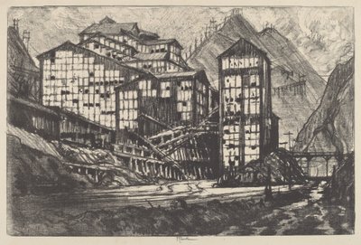 Old Million Eyes, 1910. av Joseph Pennell