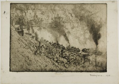 Pittsburgh, nej. Och av Joseph Pennell