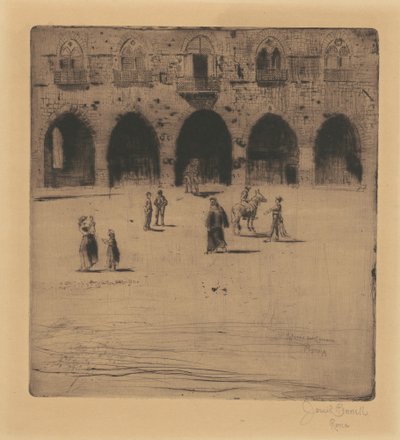 Rådhustorget, Pistoia av Joseph Pennell