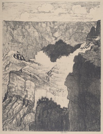 Road to the White City, No.I, 1912. av Joseph Pennell