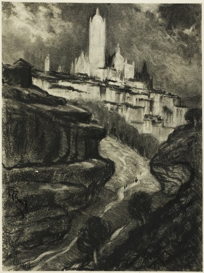 Segovia av Joseph Pennell