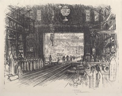 Granatfabrik, nr II av Joseph Pennell