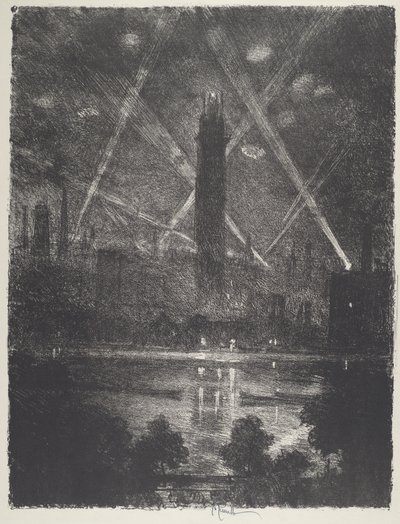 Skott, 1916. av Joseph Pennell