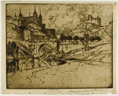 Alcazar, Toledo av Joseph Pennell