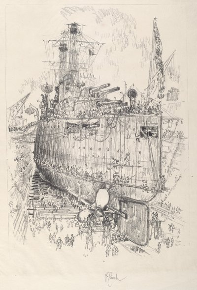 Myrorna, 1917. av Joseph Pennell