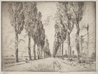 Allén, Valenciennes av Joseph Pennell