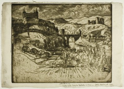 Slotten, Toledo av Joseph Pennell