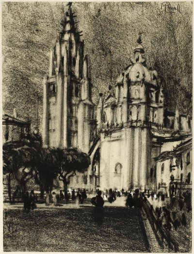 Katedralen, Toledo av Joseph Pennell