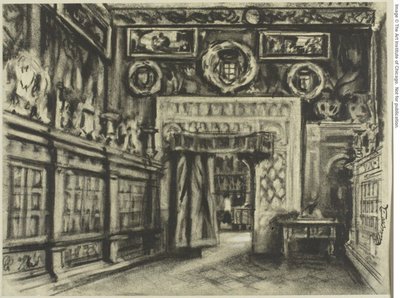 Kapitelhuset, Toledo-katedralen av Joseph Pennell