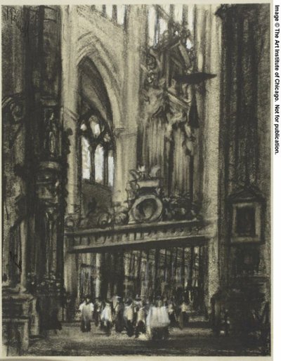 Kören, Toledo av Joseph Pennell