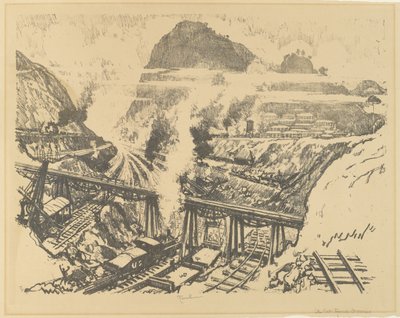 The Cut i Paraiso av Joseph Pennell