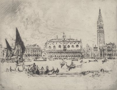 Dogepalatset, 1883. av Joseph Pennell