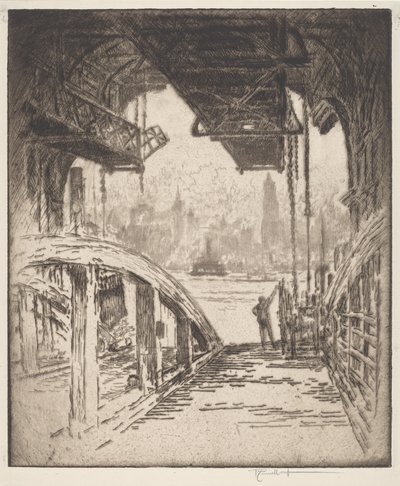 Färjehuset av Joseph Pennell