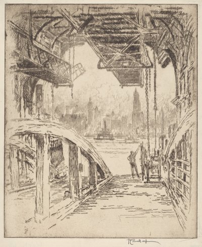 Färjehuset av Joseph Pennell