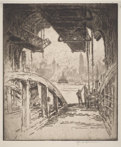 Färjhuset av Joseph Pennell