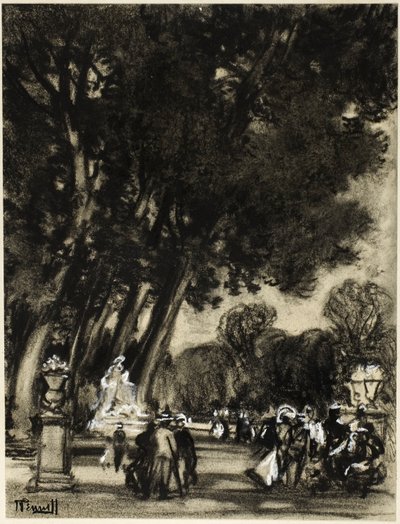 Öns trädgård, Aranjuez av Joseph Pennell
