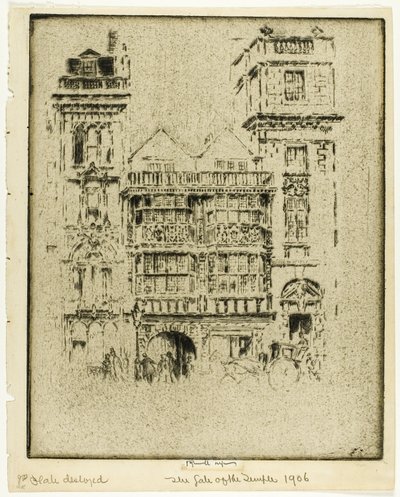 Templets port av Joseph Pennell