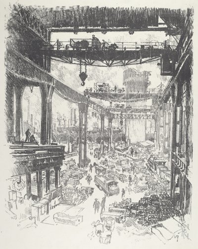 Det stora tornet: Pig-Iron av Joseph Pennell